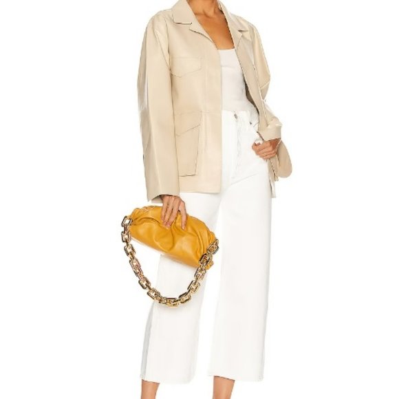 New Bottega Veneta Ocra Chain Pouch Bag - Picture 2 of 7